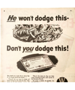 1944 5th War Loan Invasion Bonds Advertisement WW2 Era Military Funding ... - €25,56 EUR