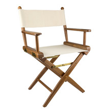Whitecap Director&#39;s Chair w/Natural Seat Covers - Teak - £342.15 GBP