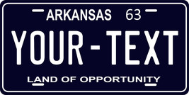 Arkansas 1963 License Plate Personalized Custom Car Bike Motorcycle Moped Tag - £8.78 GBP+