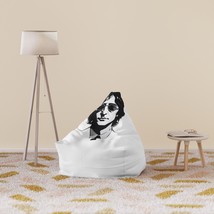 John Lennon Black and White Portrait Bean Bag Chair Cover - Unique Beatles Decor - £65.24 GBP+