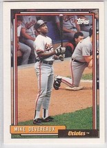 M) 1992 Topps Baseball Trading Card - Mike Devereaux #492 - £1.55 GBP