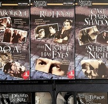 Mystery Suspense Hollywood Classics Vintage VHS 8 Tape Box Set VHSBX13 - $19.99
