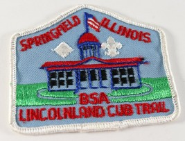 Vintage Lincoln Land Cub Trial Springfield ILL. Boy Scouts of America BSA Patch - £9.19 GBP