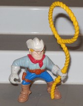 Vintage 1999 Fisher Price Great Adventures Cowboy with laso - $9.41