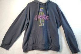 Coca-Cola Hoodie Junior 2XL Black Knit Cotton Pockets Long Sleeve Logo P... - $20.54 CAD