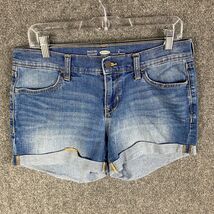 Old Navy Shorts Women&#39;s Size 6 Semi Fitted Regular Denim Cotton Blend - $255.71 MXN