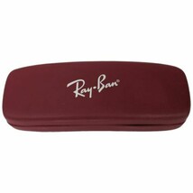 Ray Ban Maroon Sunglass Glasses Case Only Burgundy Clamshell Snap Shut - $338.57 MXN