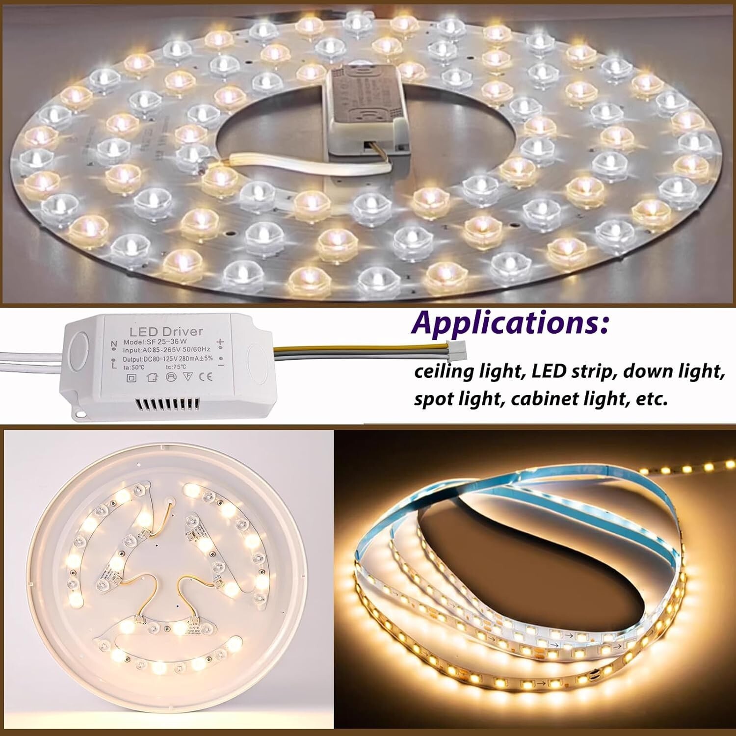 LED Driver 25-36W for Multi-Color Ceiling Style: SF 25-36W 3CCT Item image 7