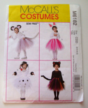 McCall's M6182 Girls costumes, mouse, bunny, cat, dog Sizes 2-3-4-5 UNCUT - $10.00