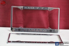 1977 Chevy Camaro GM Licensed Front Rear License Plate Holder Retainer Frames - £795.19 GBP