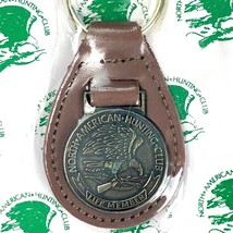 North American Hunting Club NAHC Lifetime Member Keychain Fob Ring New On Card - £13.65 GBP