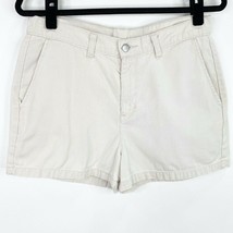 Levi’s L2 Khaki Chino Cotton High Rise Vintage Shorts Size 11 Juniors - £13.22 GBP