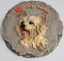 Spoontiques I Love My Yorkie Garden Stepping Stone Hanging Wall Decor Blonde! - £19.32 GBP