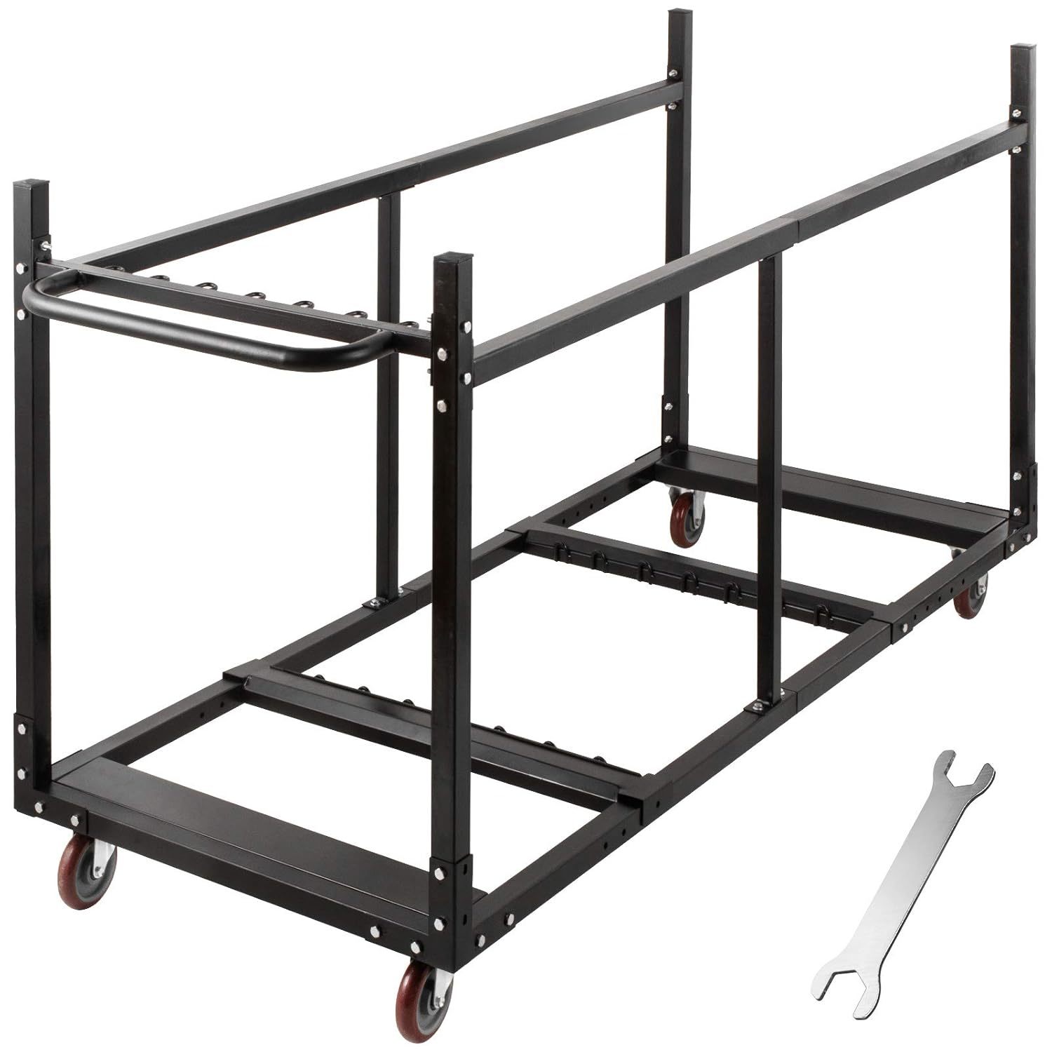 VEVOR Chair and Table Dolly, 76.4" L x 31.5" W x 44" H Folding Tables Cart Chair