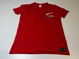 Puma Bradley Theodore Men’s Red Short-Sleeve T-Shirt – Medium - £7.06 GBP