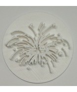 Fireworks Impression 4th Of July Patriotic Cookie Stamp Embosser USA PR4274 - $56.18 MXN