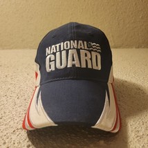 National Guard Embroidered Hat Red White Blue Baseball Ball Cap Lid USA ... - $23.15