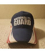 National Guard Embroidered Hat Red White Blue Baseball Ball Cap Lid USA ... - £18.20 GBP