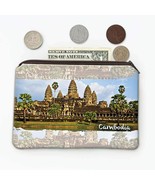 CAMBODIA ANGKOR WAT : Gift Coin Purse Cambodian Pride Flag Country Souve... - £8.01 GBP