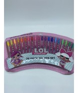 LOL Surprise! 20 Piece Gel Pen Set Assorted Ink Colors For ages 3+ Non T... - $12.14 CAD