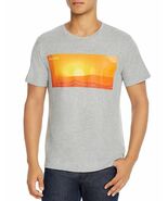 Frame Fire Astrology Graphic Logo Slim Fit Tee Grey-Size Medium - $28.97