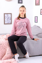 Girls’ Pajama Set – Soft Cotton Knit, Long Sleeve Top &amp; Elastic Waist Pa... - $39.30