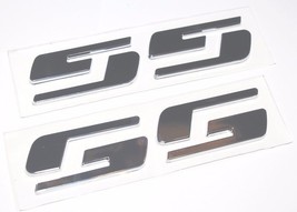 2X SS Emblems Nice Style Chrome  for all cars trucks Suvs s s chevy - £14.24 GBP