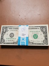 100 Consecutive $1 SERIES 1999 Federal Reserve Notes B - $292.05