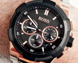 Hugo Boss Watch HB1513358 Montre pour homme Supernova Two Tone Chrono... - $126.48