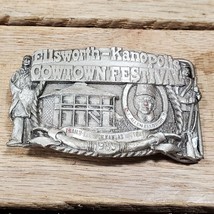 Ellsworth Kanopolis Kansas Cowtown Festival 1985 Historical Vintage Belt... - £11.80 GBP