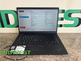 Lenovo ThinkPad X1 Carbon Gen 8 i7-10610U 1.8GHz 16GB 256GB SSD Win 11 Pro - £314.78 GBP