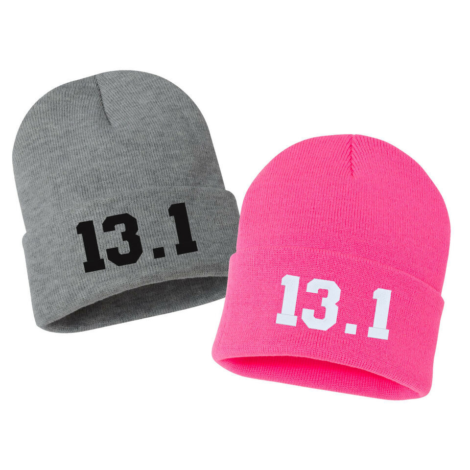 13.1 Embroidered Cuffed Beanie Hat, Embroidered Gift, Winter Hat - $13.99