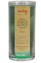 Aloha Bay Heart Chakra, Healing Scented Candle 11 oz, dark green tall glass - £17.63 GBP