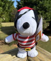 Peanuts Snoopy Halloween Animated Pirate Plush Waddler Musical Stepper Gemmy New - £20.35 GBP
