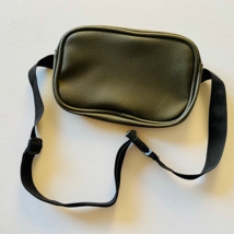 Olive Green Faux Leather Fanny Pack Belt Bag - Adjustable Strap - $12.86