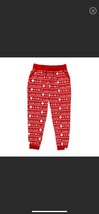 Hallmark Channel &quot;Let&#39;s Stay In And Watch&quot; Lounge Pants Size XL Holiday Red - £16.69 GBP