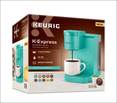Keurig K-Express Essentials Single-Serve K-Cup Pod Coffee Maker-Teal (BR... - £39.24 GBP