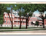 Hospital Building Leavenworth Kansas KS UNP Unused WB Postcard V12 - $2.92