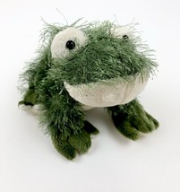 Webkinz Green Fuzzy Frog Ganz Toad Stuffed Animal Plush Soft Toy Pet No Code - £9.49 GBP