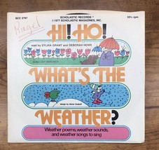 Hi! Ho! What’s The Weather 1977 Children’s Rhyme &amp; Poems Record - £7.59 GBP