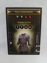 *Punched* Path Of Exile Exilecon Full Chainmail Hidden Etcher Rare Trading Card - £39.43 GBP