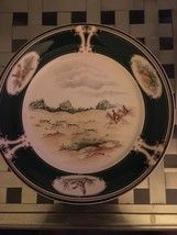 Keltcraft By Noritake Ireland 2pc Fox Hunt Pursuit Salad Accent Plate Mint - $34.34