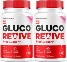 (2 Pack) Gluco Revive - Glucorevive, Gluco Revive Pills,Glucorevive Support, Glu - $74.29