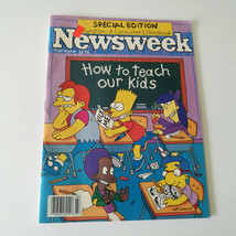NEWSWEEK MAGAZINE 1990 FALL WINTER SIMPSONS HOW TO TEACH OUR KIDS Matt G... - $14.46