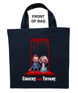 Chucky and Tiffany Trick or Treat Bag, Chucky Halloween Bag, Child&#39;s Pla... - £12.44 GBP+