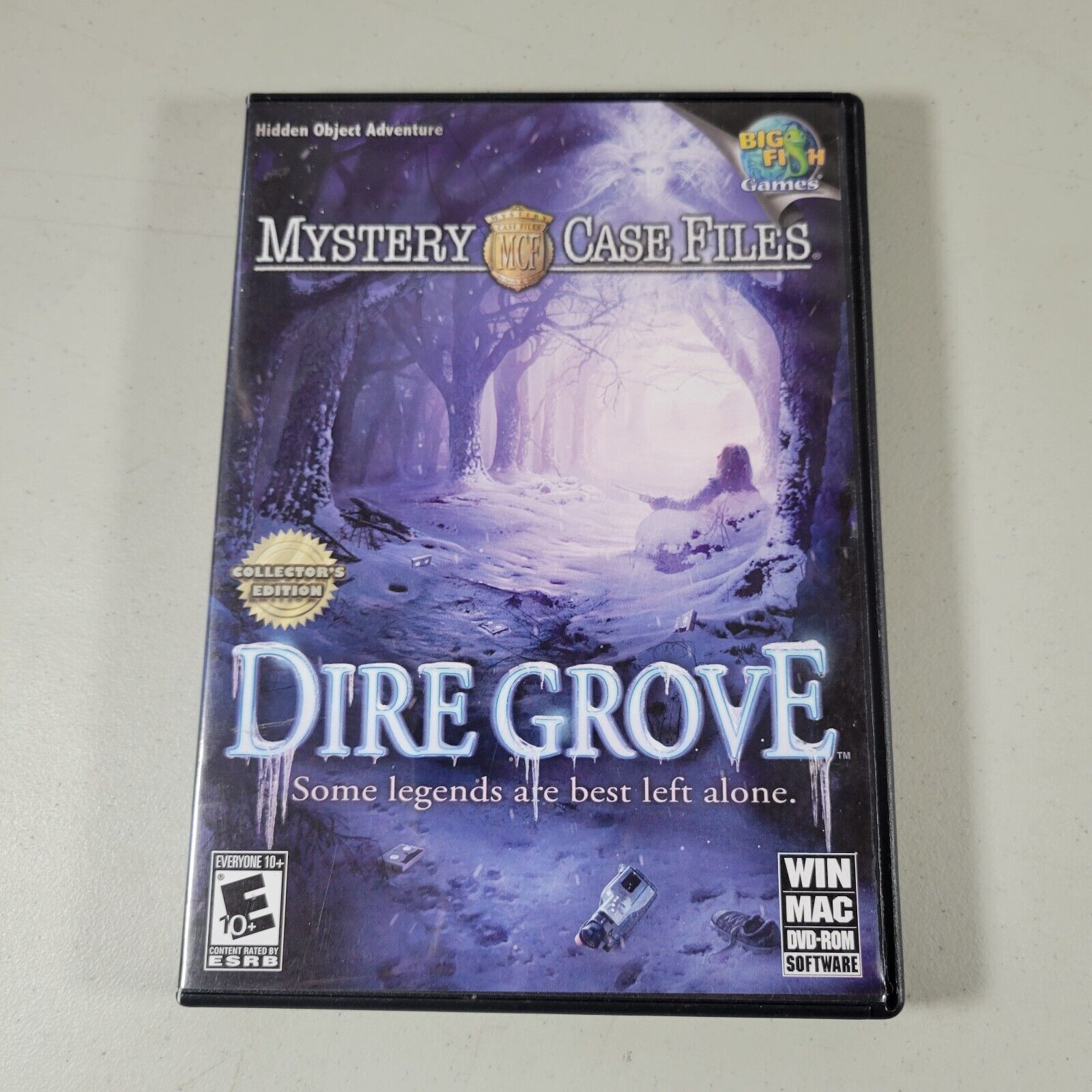Mystery Case Files Video Game Dire Grove Windows/Mac DVD ROM 2010 Rated E10+ - $9.85