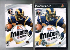 EA Sports Madden 2003 PS2 Game PlayStation 2 CIB - £16.16 GBP