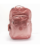 Kipling Seoul XL Backpack Laptop Travel KI5929 Polyamide Copper Metallic... - $119.95