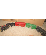 Vintage, RR 44, St. Louis-Ohio River 5 piece Cast Iron Toy Train - $51.52