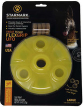 Large Starmark Flexgrip Ringer Ufo Treat Toy for Mental Stimulation and Dental H - £29.84 GBP